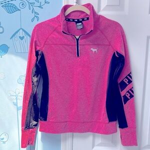 PINK Victoria's Secret Activewear Bright Pink Pullover Women’s Shirt Top Size S!